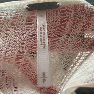 Free People Boho Festival Fringe Long Vest Size Small